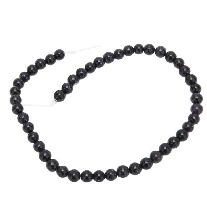Perles En Pierre œil De Chat Bleu 4mm - Rondes Polies - Environ 85 Pièces Par Strand De 38cm - Pour Bijoux DIY