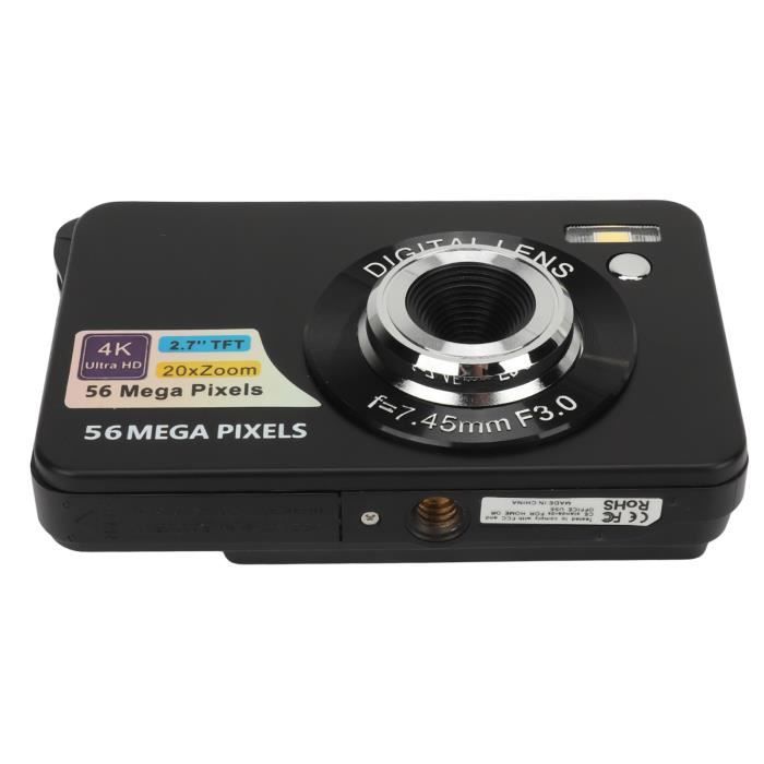 EJ.life Appareil photo numérique 4K 56MP 20X Zoom Autofocus portable Vlogging pour filles garçons adolescents