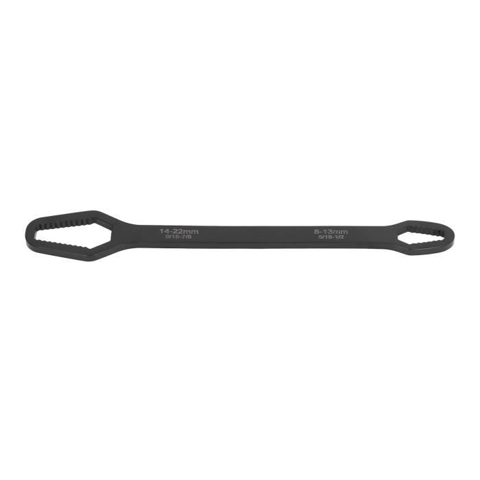 Clé Universelle Fourche Moto 34/41 Mm - Double Tête, Aluminium, Usinée CNC - Pour Entretien Capuchons Fourche