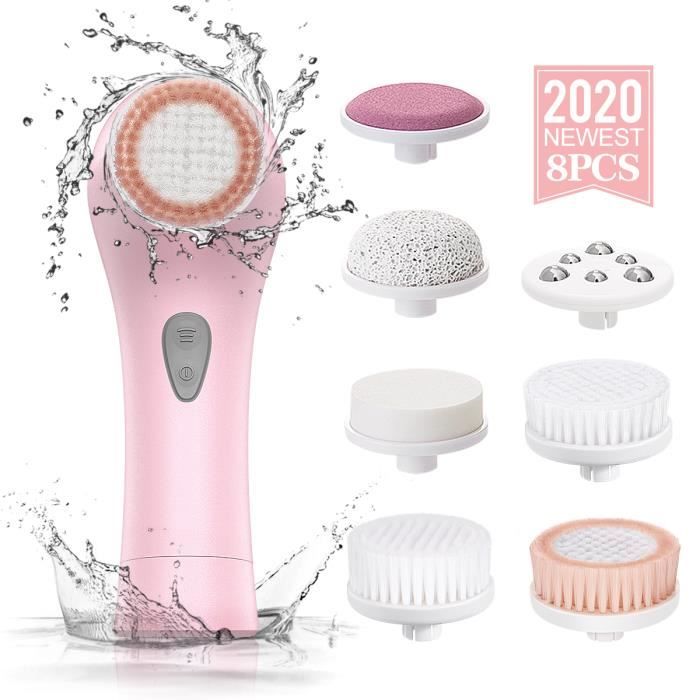 Brosse Nettoyante Visage électrique Rechargeable - 3 Vitesses - Exfoliation Douce - Peau Nette