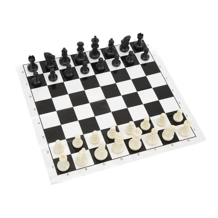 ziphia Pièces d'échecs en bois uniquement, 32 pièces d'échecs standard tournoi Staunton en bois – King 7,6 cm / sac de rangement / emballage cadeau de remplacement de pièce manquante ziphia Pièces d'échecs en bois uniquement, 32 pièces d'échecs standard tournoi Staunton en bois – King 7,6 cm / sac de rangement / emballage cadeau de remplacement de pièce manquante