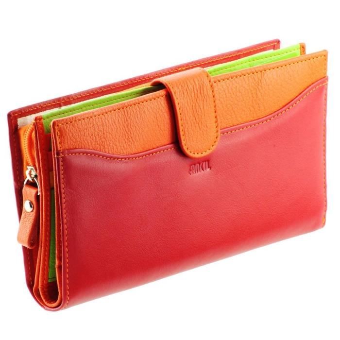 Orange - Porte clé de voiture en cuir véritable pour femme, portefeuille de  femme de ménage, pochette pour cl - Cdiscount Bagagerie - Maroquinerie