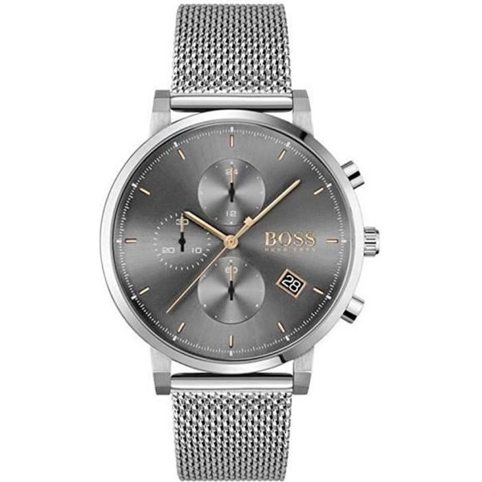 Hugo Boss-Montre Chronographe pour Homme à movement Quartz en Acier
