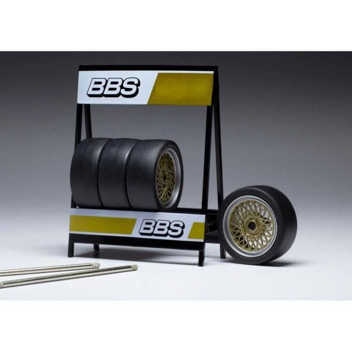 Miniatures montées - Set de 4 roues BBS 1/18 IXO