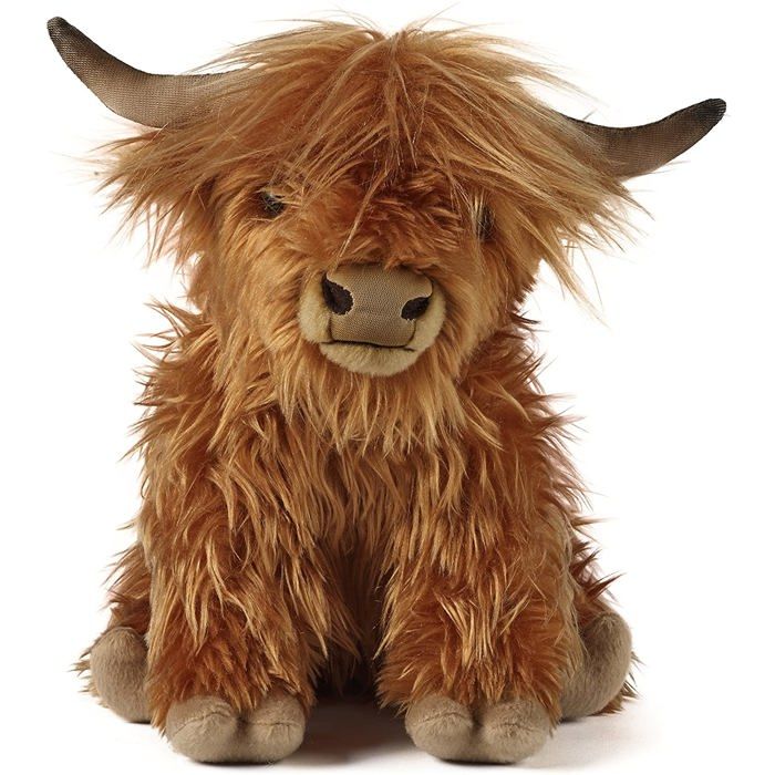 Peluche Vache Brune Highland Avec Son 33 Cm - Poulpe - Peluche Licence Wild  Animal De La Ferme - Doudou Enfant - Cdiscount Jeux - Jouets