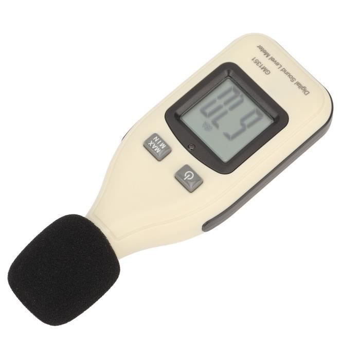 Benetech Compteur de décibels, moniteur de niveau de décibels sonores