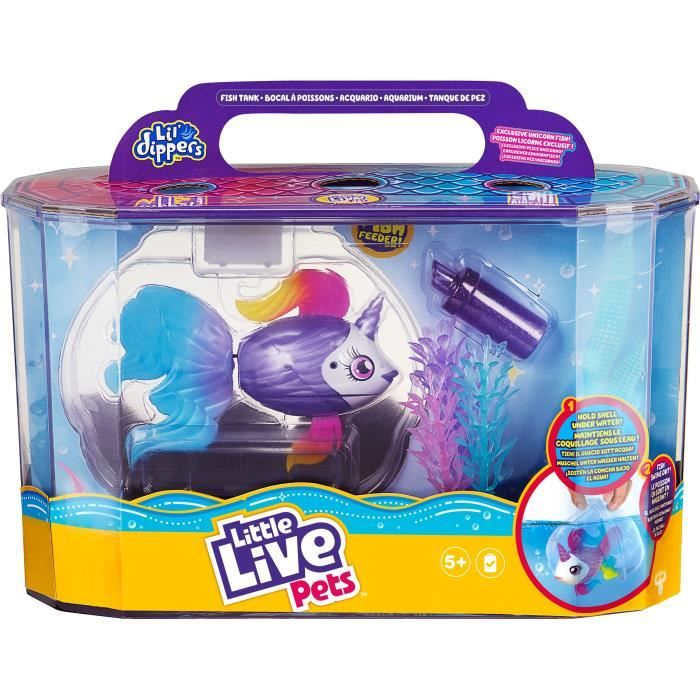 Aquarium Poisson Dipper - Little Live Pets - 26164 - Mouvements réalistes -  Pour enfants de 5 ans et plus - Cdiscount Jeux - Jouets