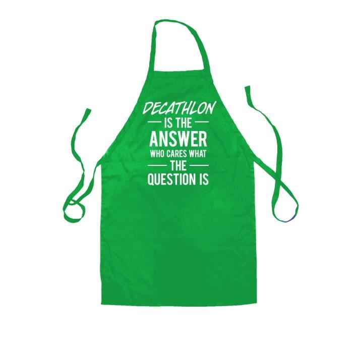 Dredown Decathlon I The Anwer Unisex Tablier Pour Adulte Achat Vente Tablier De Cuisine Soldes Cdiscount