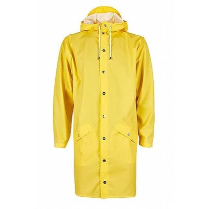 Manteau long jaune homme clearance