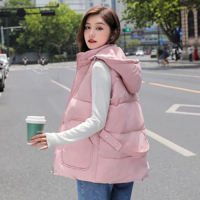 Manteau hiver femme discount rose