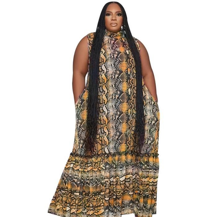 Robe longue col montant on sale