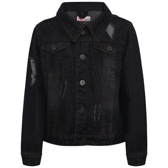 Veste en jean garcon 12ans Cdiscount