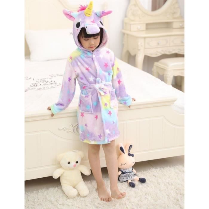 Peignoir bebe top licorne