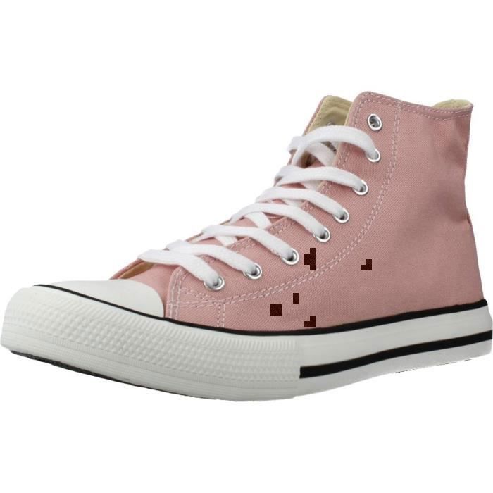 Basket VICTORIA 105149 Rose Femme Lacets Rose