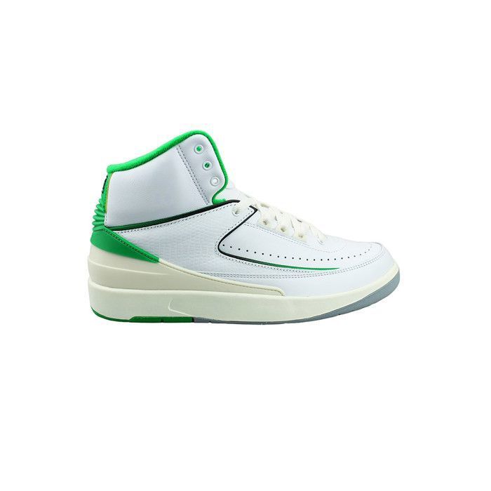 59 Basket Air Jordan 2 Retro Lucky Green Blanc Dr8884-103