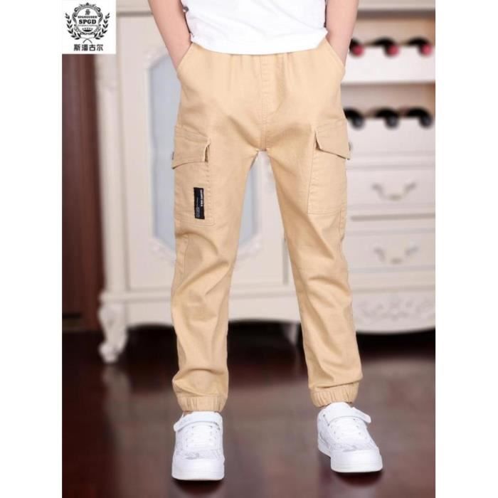 Pantalon sales marron garcon