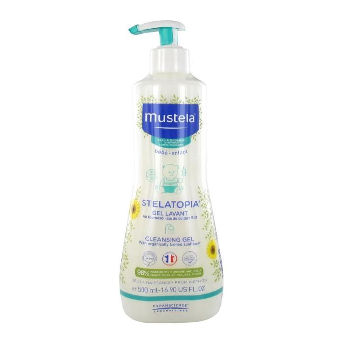 Mustela Stelatopia Gel Lavant Peau A Tendance Atopique 500ml Cdiscount Au Quotidien