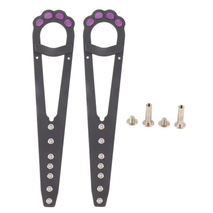 Meilleurs prix pour Loquet de support de porte pour chat - OMABETA - Réglable - 2 pièces - Noir - Durable et facile à installer