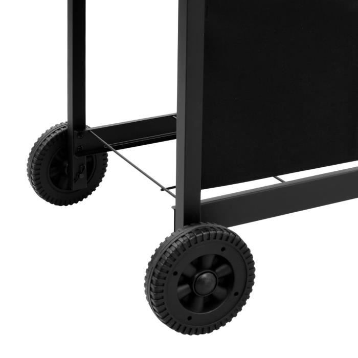 Barbecue Gaz VidaXL 4 Brûleurs - Acier Enduit Noir - Neuf En Boîte