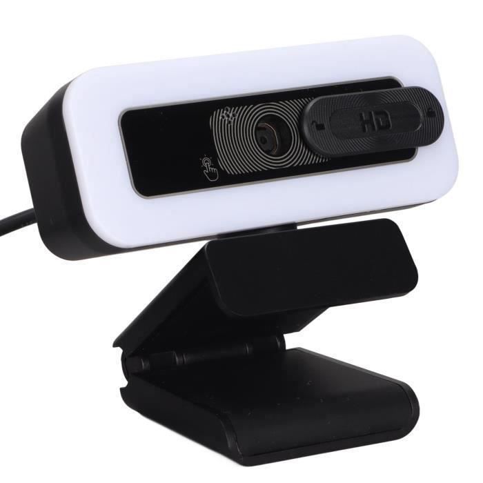 Singing Camera Sing-Caméra Web Webcam 2K USB Luminosité réglable Reconnaissance des ...