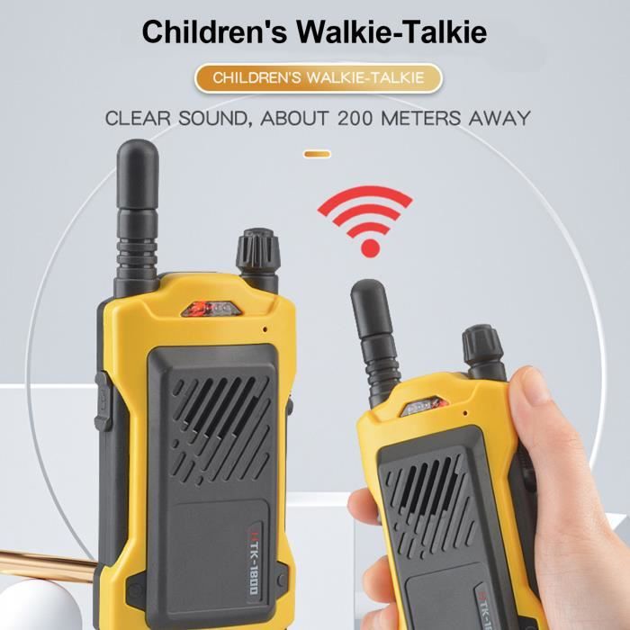 2pcs Jouets de talkiewalkie à double usage, talkiewalkie longue