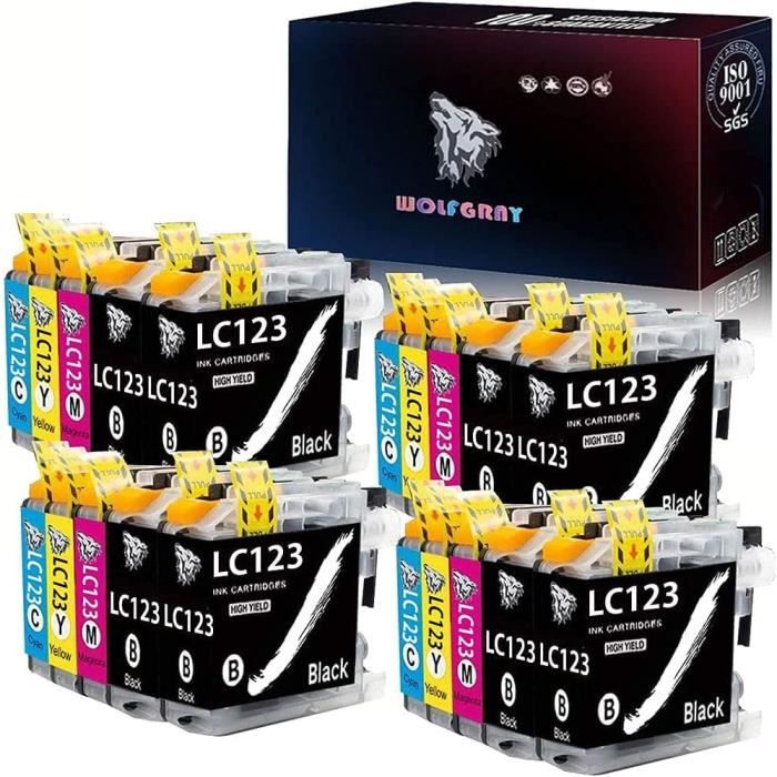 Lot De 20 Cartouches D'encre Compatibles Pour Imprimantes Epson Workforce - T1636XL