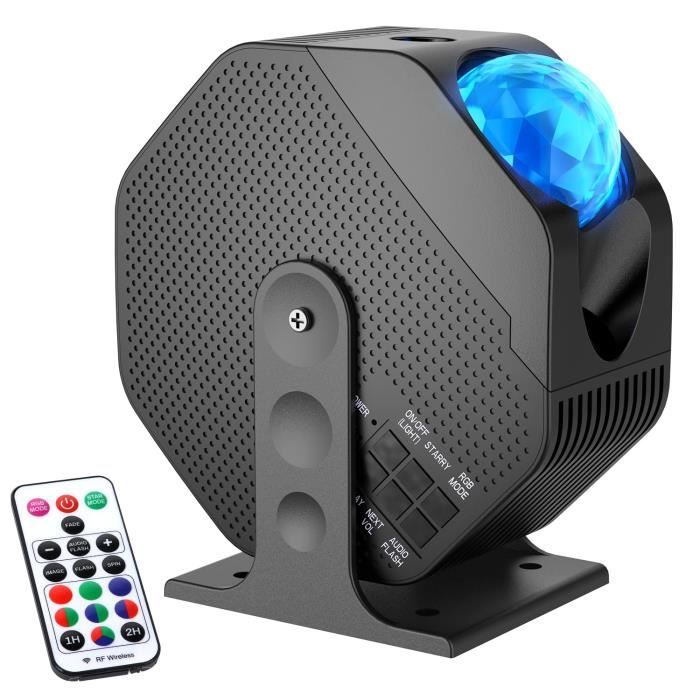 Projecteur De Ciel étoilé LED - Veilleuse Galaxie Avec Télécommande, Minuterie, Couleurs RGB Réglables