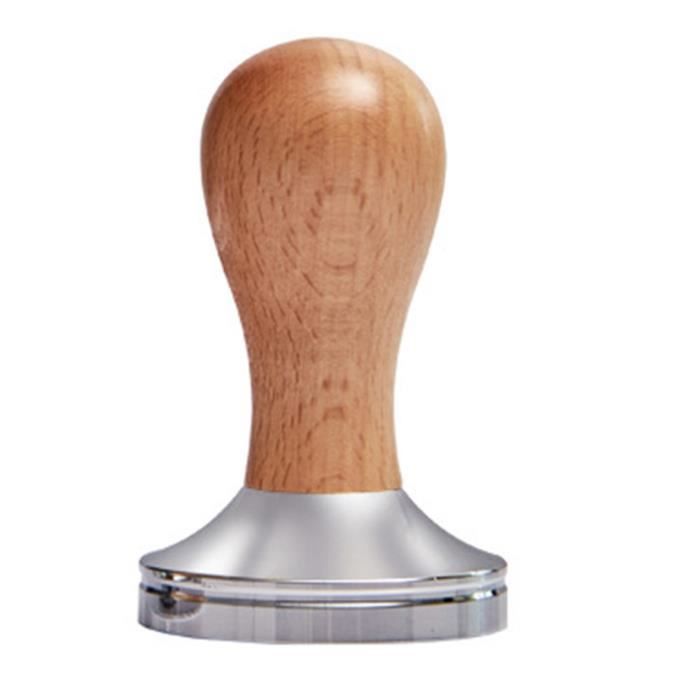 Station Tamper Barista 58 Mm - Bois De Noyer - Support Porte-filtre Tampon Distributeur - Réglable - 7