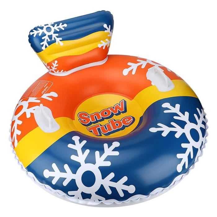 Luge Gonfiabile Per Neve Adulto - Snow Tube 80x80 Cm In PVC, Resistente, Con Maniglia, Perfetto Per Slittino E Divertimento Invernale