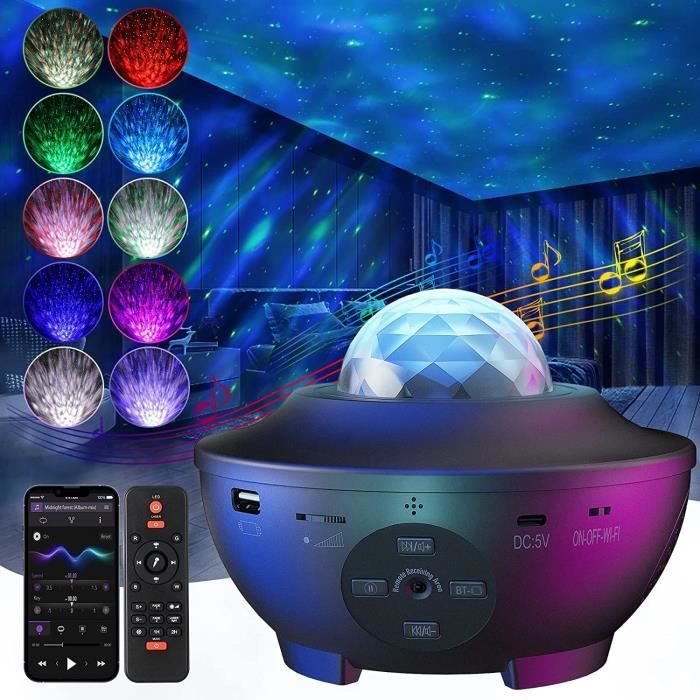 Lampe Projecteur Cube Ciel étoilé – Veilleuse Cosmique Universelle