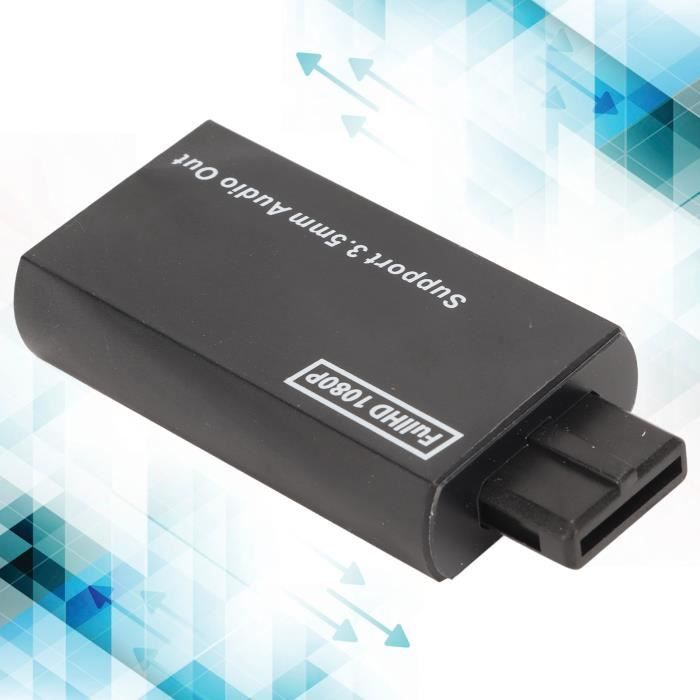 Adaptateur PS1/PS2 Vers HDMI 1080P | Convertisseur Vidéo Audio Avec Câble 1m | Plug And Play Pour TV HD