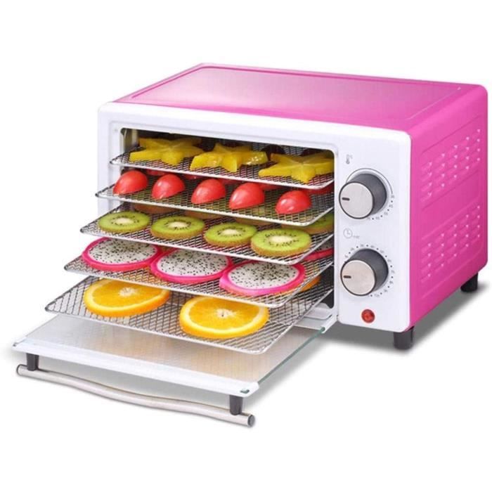 Déshydrateur Alimentaire 5 Plateaux – Pour Viande, Poisson, Fruits, Herbes, 250W, Marque LTC