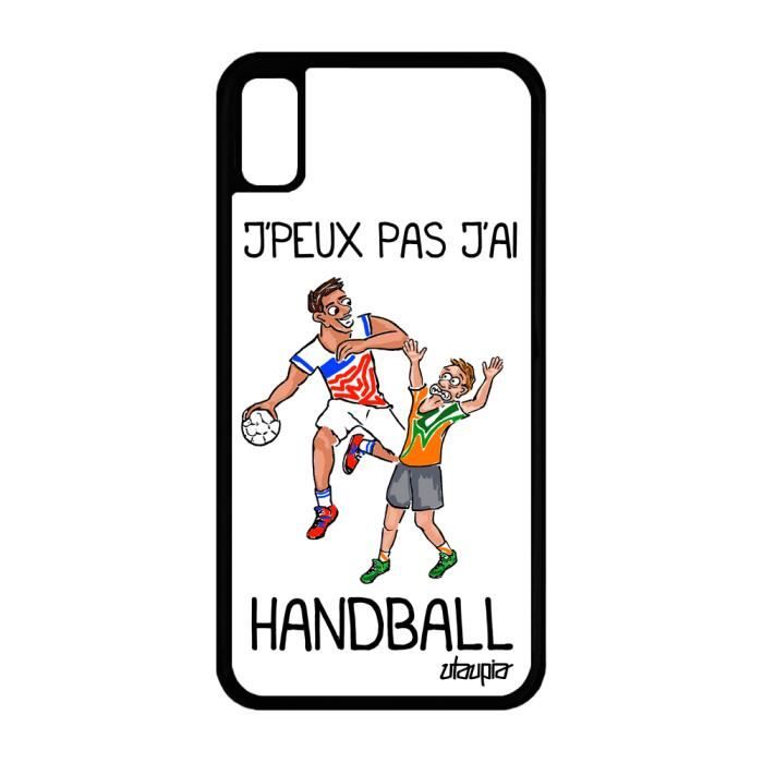 Coque Iphone Xr Silicone J Peux Pas J Ai Handball Humour Case Telephone De Apple Iphone Xr Cdiscount Telephonie