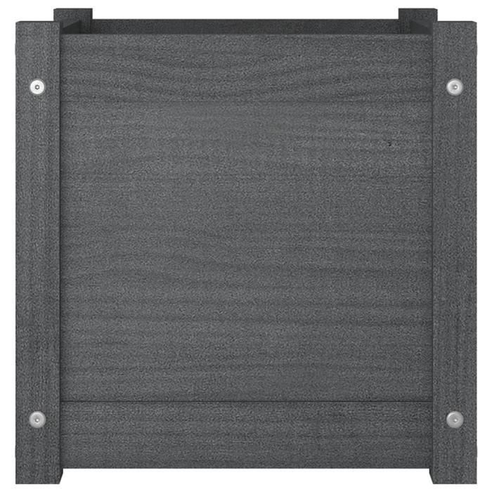 VidaXL Lot De 2 Jardinières En Acier 40x40x40 Cm Résistantes Aux Intempéries - Boîtes à Fleurs Pour Jardin, Balcon Et Patio