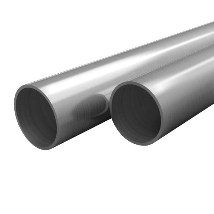 0,5 m 500 mm-Tube en acier inoxydable 1.4301 soudé 38 mm x 1,5 mm L
