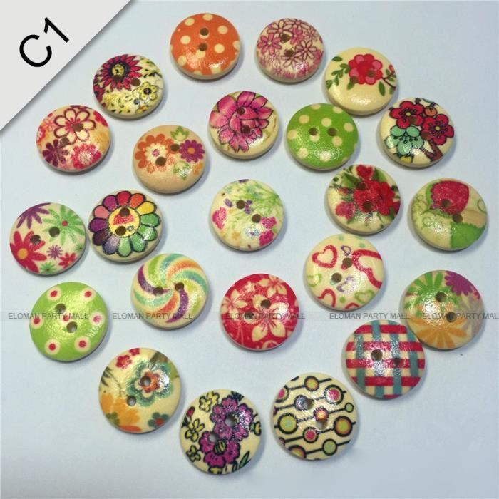 48 Boutons Ronds En Laiton Vieilli - 4 Couleurs (or, Argent, Bronze, Noir) - 20 Mm - Pour Couture Et Déco Vêtements