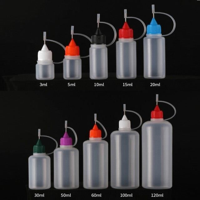 18 Flacons E-Liquide Vide - 12x100ml + 6x10ml + Entonnoir - DIY Liquides Et Arômes