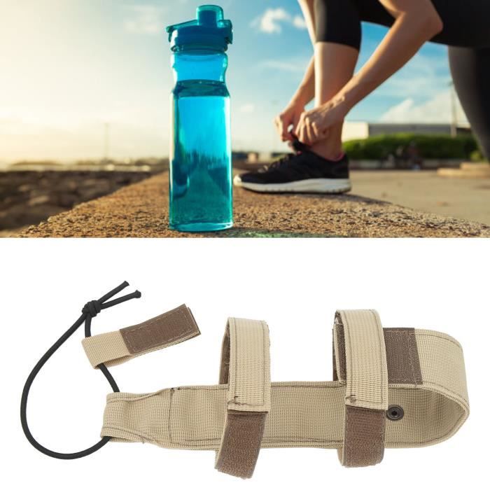 Pochette Hydratation Molle + Porte-bouteille Réglable - Nylon - Ceinture/Sac à Dos