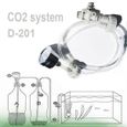 Système de générateur de CO₂ DIY Kit D201 jauge de soupape pour réservoir d'eau d'aquarium ©HAIXUN FR-1