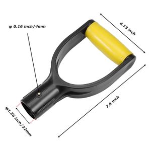 Manche Incassable Ultra Léger Ribiland 1,30 M - Pour Bêche, Fourche - Polypropylène + Fibre De Verre