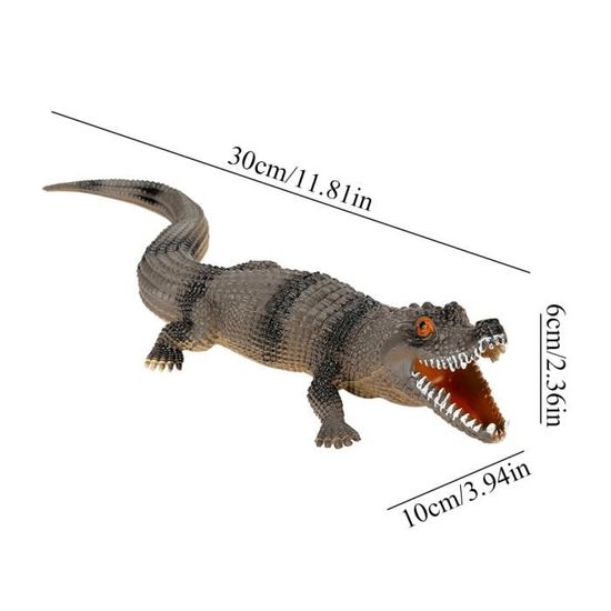 Garosa jouet pour enfants Modèle de crocodile en plastique souple