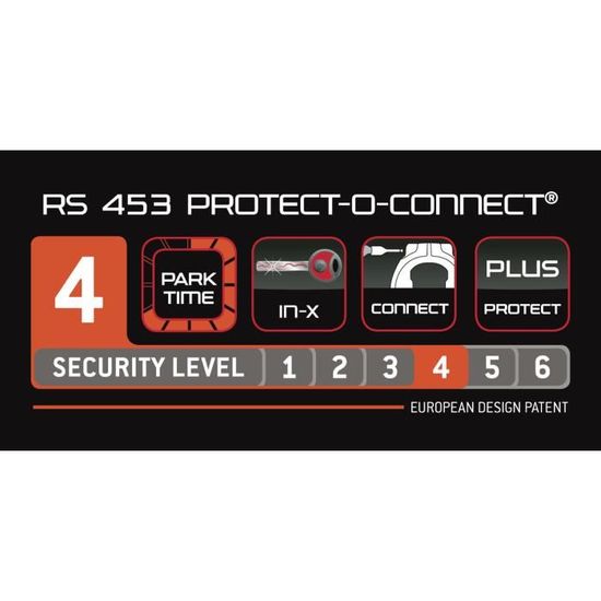 Trelock O-Connect C/âble antivol Mixte