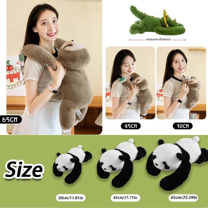 Peluche Lestée Panda Roux 65cm(1kg) Coussin Apaisant AntiAnxiété — free download