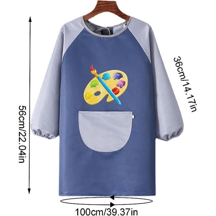 Tablier de peinture enfant - Marque - Modèle - Plastique transparent