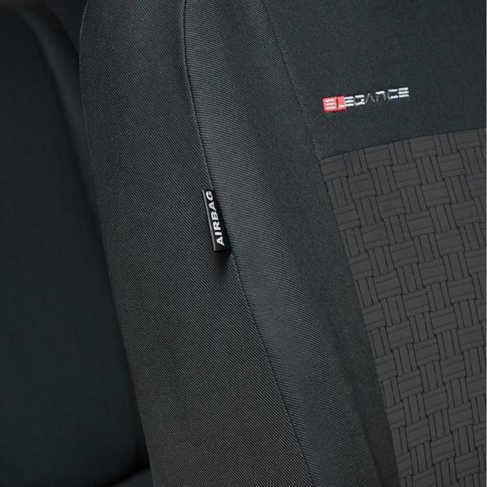 Housses De Siège Pour Peugeot Expert 3 (2016-2025) - Kit 1+2 Simples/doubles, Tissu Respirant, Lavable - 3
