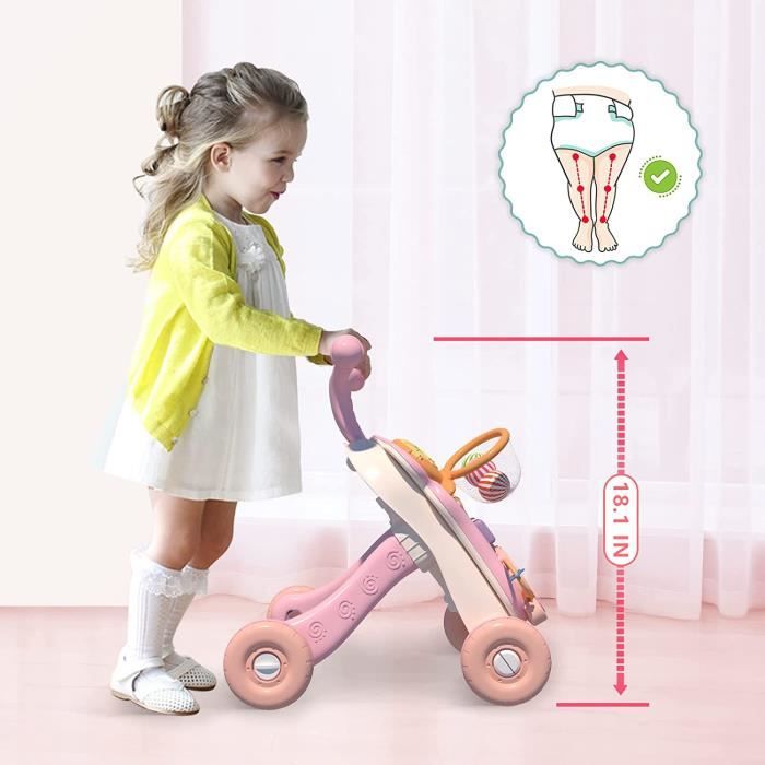 Trotteur bebe avec frein deals