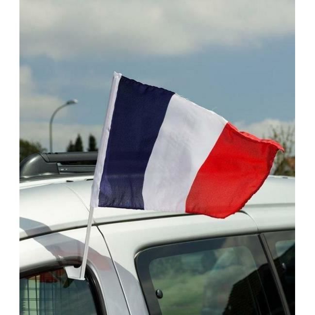 Mini Guirlande De Drapeaux Équipe De France Pour Voiture - Déco Auto - Neuf