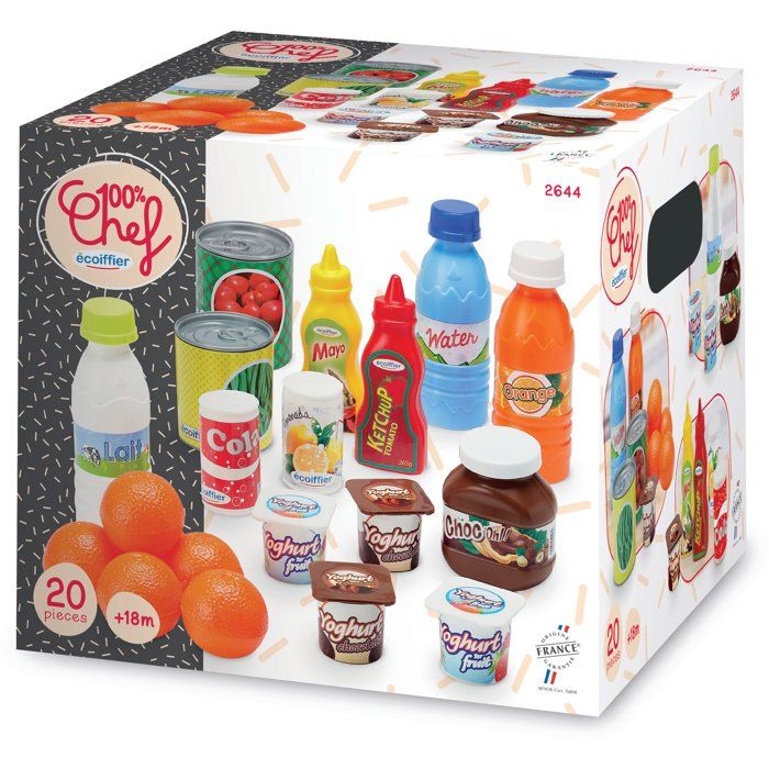 Jouets Ecoiffier - 2644 - Pack Drive 100 % Chef - Imitations d'aliments pour... les Prix d'Occasion ou Neuf