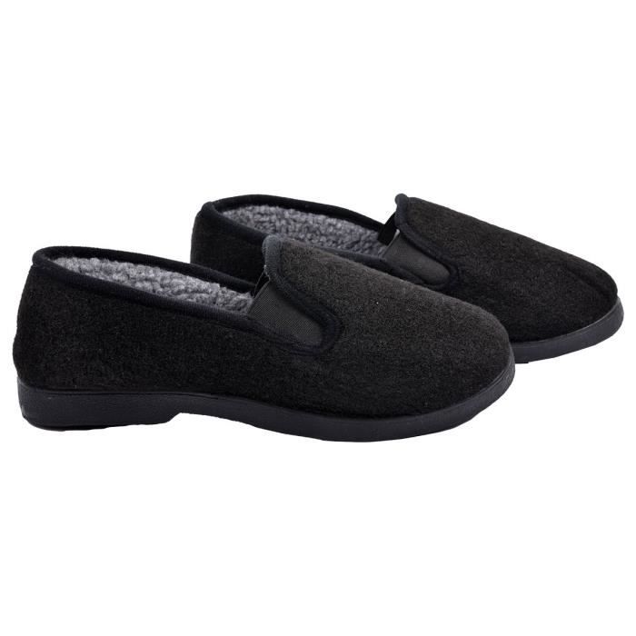 Ozabi Charentaise PREMIUM: Pantofole Uomo Con Velcro, Suola Rigida, Produzione Europea (Taglie 39-46)
