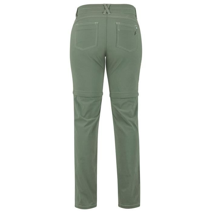 Pantalon Convertible Femme Marmot Kodachrome Vert Sechage Rapide et Resistant a l Abrasion Vert Cdiscount Sport